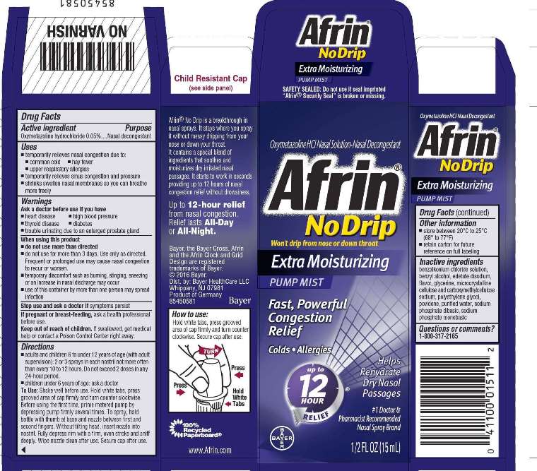 Afrin No Drip Extra Moisturizing (spray, metered) Bayer HealthCare LLC